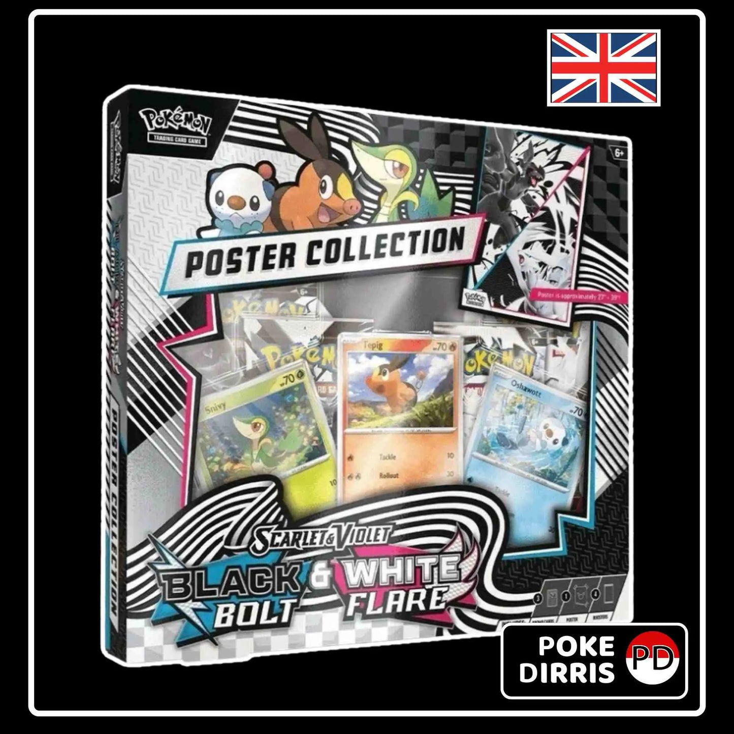 Pokemon Unova Poster Collection Black Bolt & White Flare