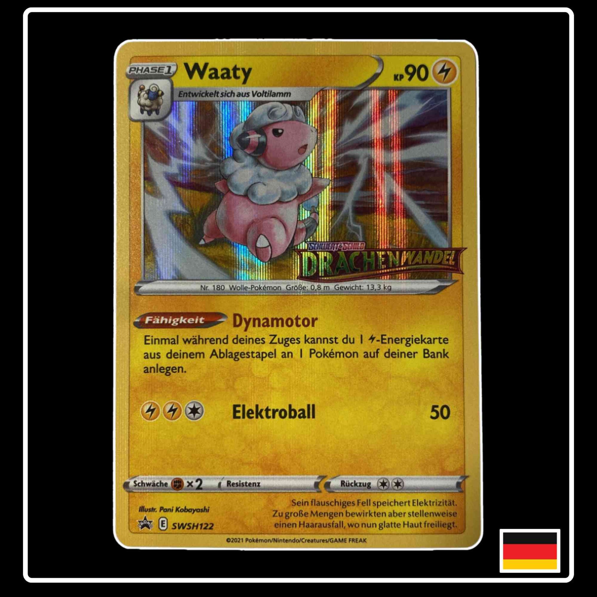 Waaty SWSH122 Drachenwandel Pokemon Promo