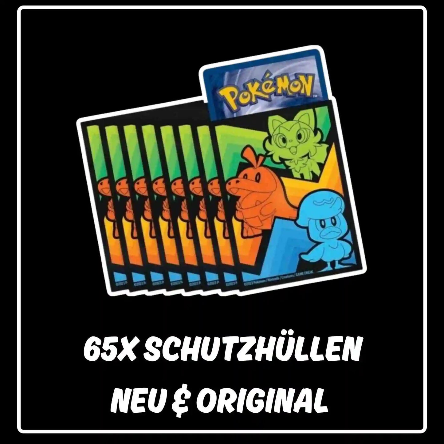 Pokemon Entwicklungen in Paldea Top Trainer Box Schutzhüllen