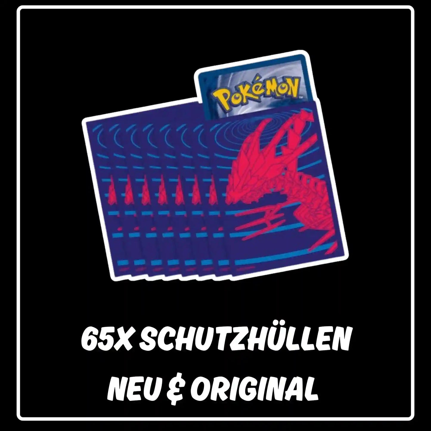 Pokemon Flammende Finsrternis Schutzhüllen Top Trainer Box
