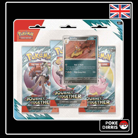 Pokemon Journey Together 3-Pack Blister Irokex & Yanmega (EN)