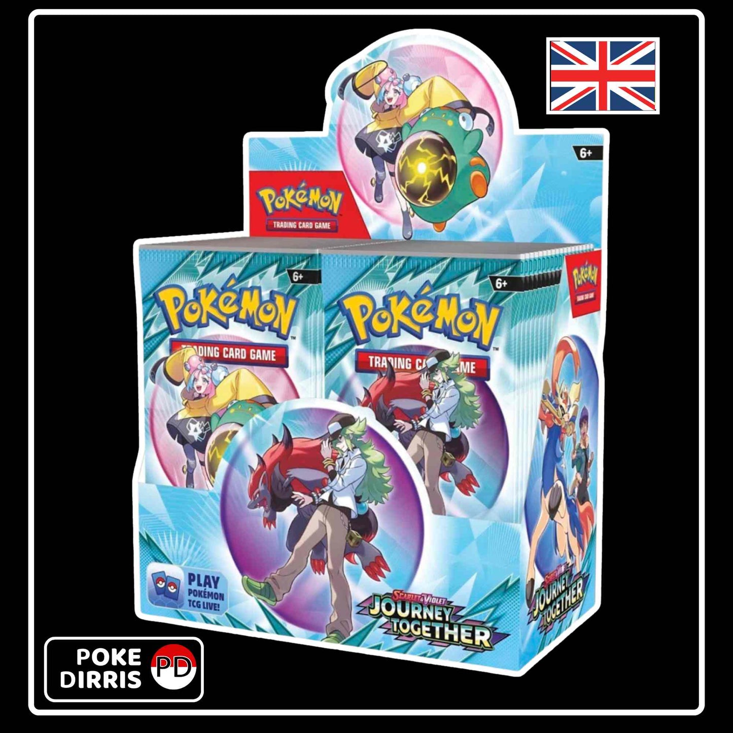 Pokemon Journey Together SV9.0 Booster Box Englisch