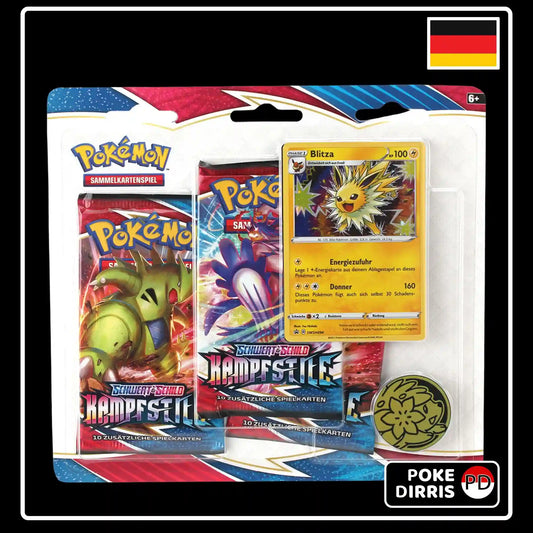 Pokemon Kampfstile 3-Pack Blister Blitza & Evoli (DE)