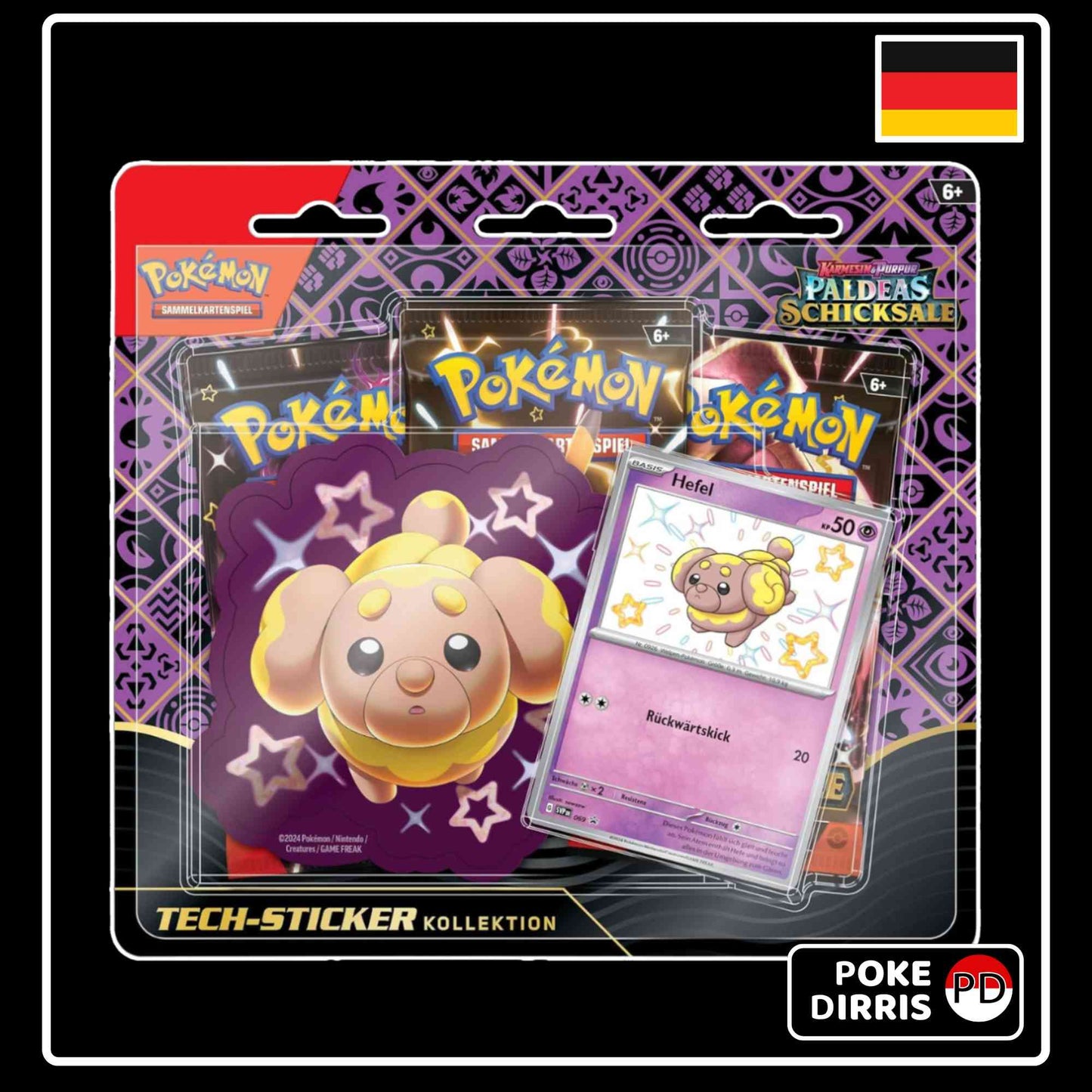 Pokemon Paldeas Schicksale Tech-Sticker Kollektion (DE)
