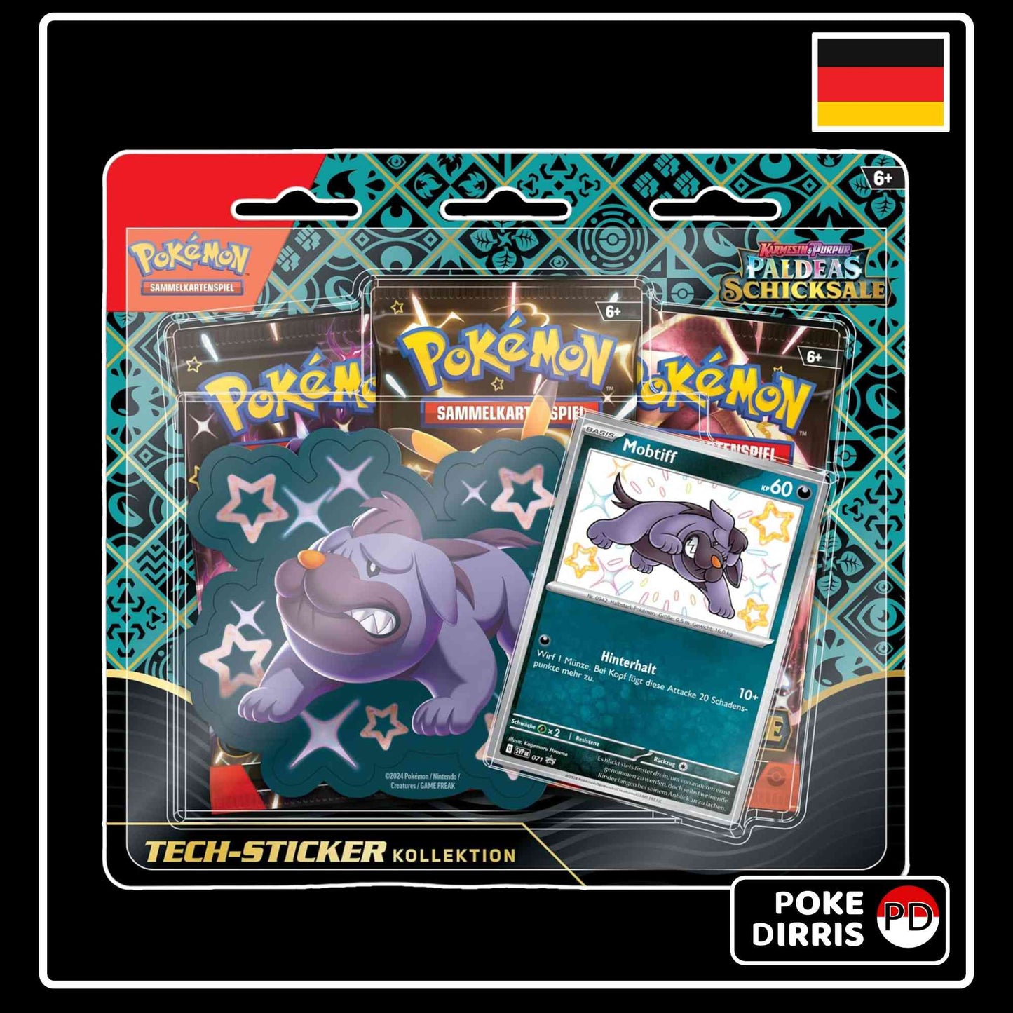 Pokemon Paldeas Schicksale Tech-Sticker Kollektion (DE)