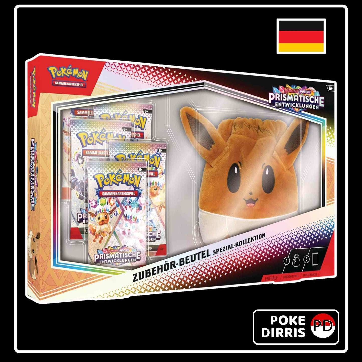 Pokemon Prismatische Entwicklungen Zubehör Beutel Spezial-Kollektion