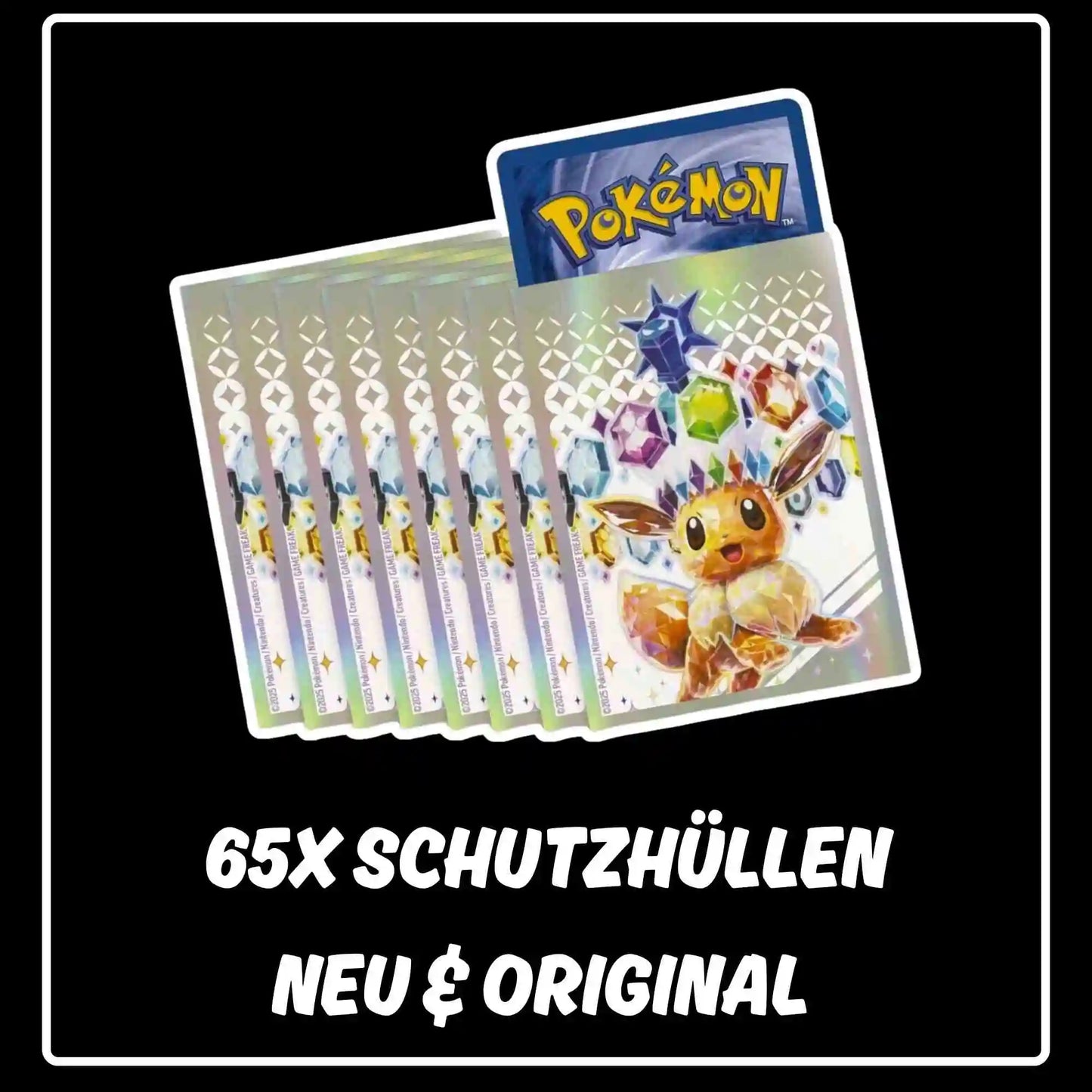 Pokemon Schutzhüllen Prismatische Entwicklungen Top Trainer Box