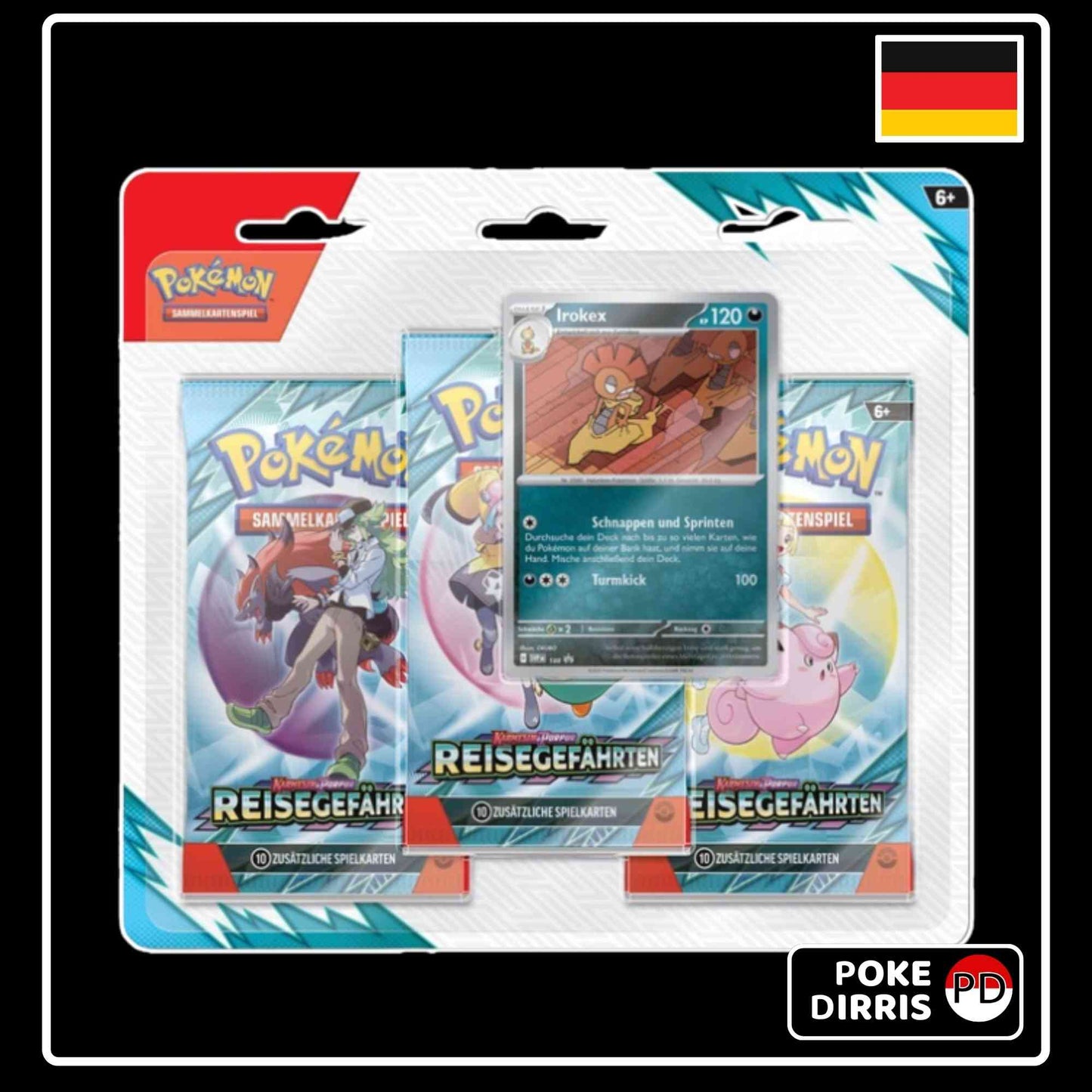 Pokemon Reisegefährten 3-Pack Blister Irokex & Yanmega (DE)