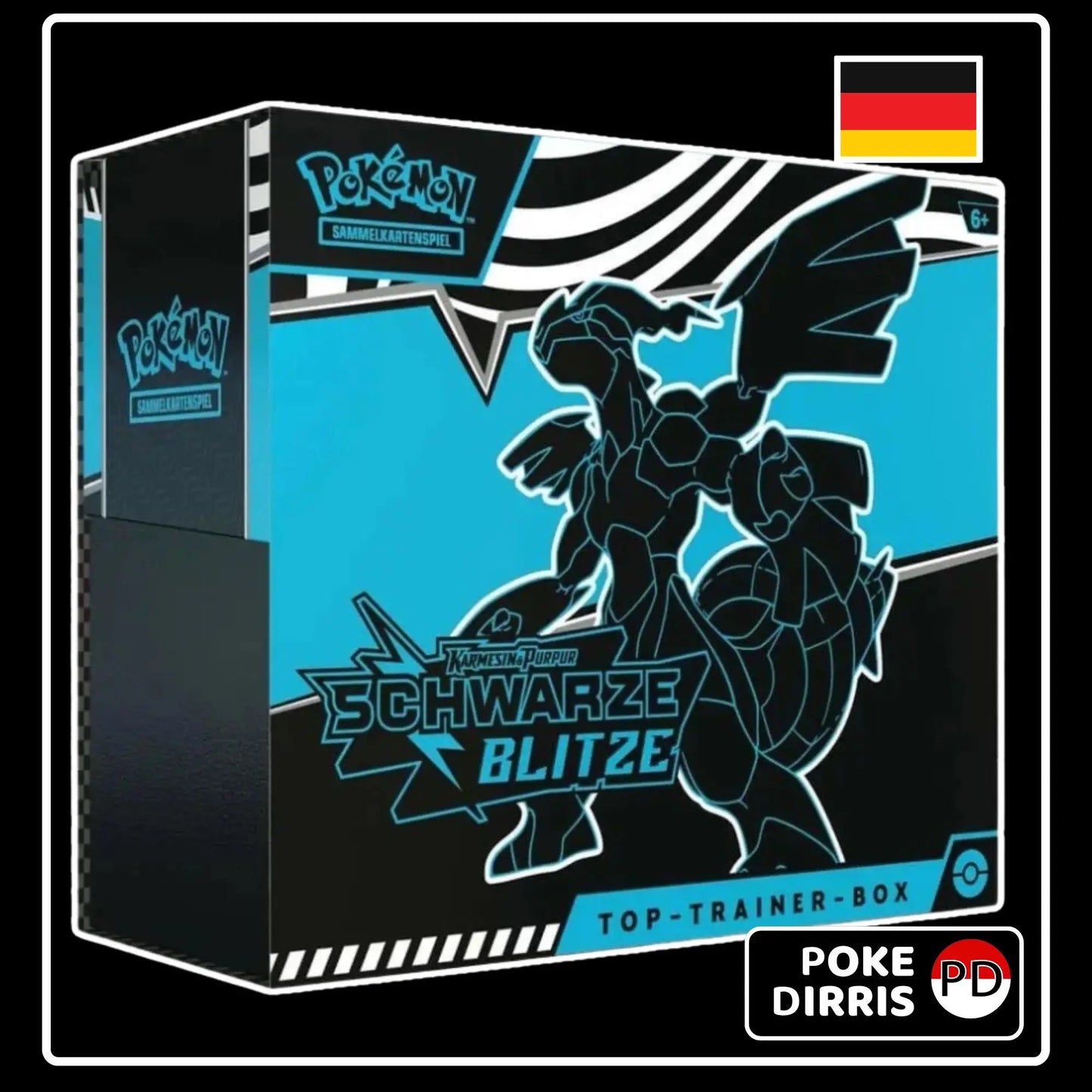Pokemon Schwarze Blitze Top Trainer Box Deutsch