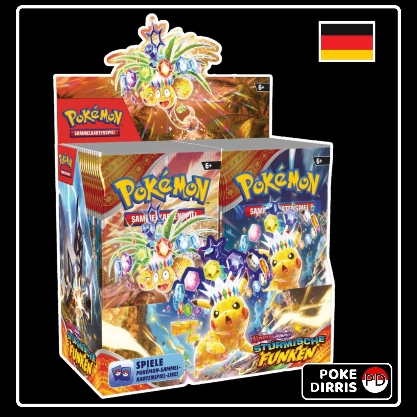 Pokemon Stürmische Funken Display Box Deutsch