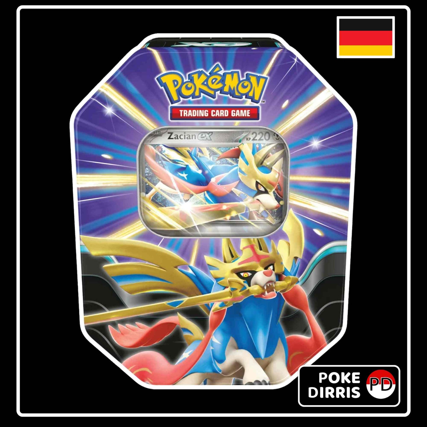 Pokemon Tin Box Zacian ex und Koraidon ex (DE) VORBESTELLUNG
