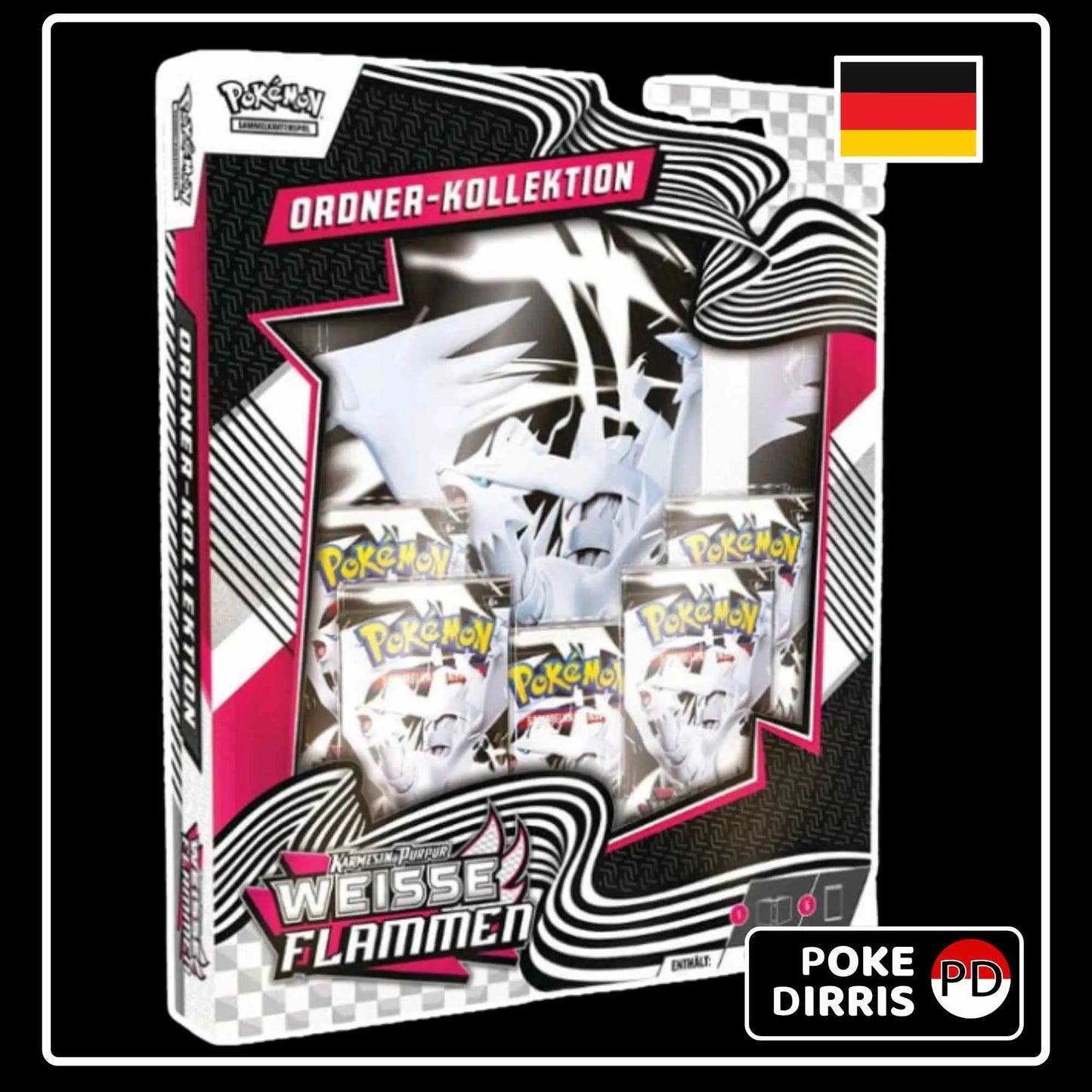 Pokemon Weisse Flammen Ordner Kollektion (DE)