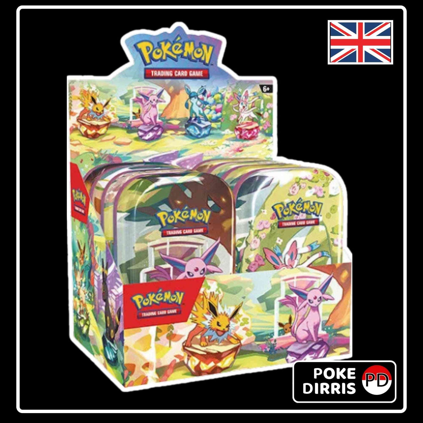 Pokemon Prismatic Evolutions Mini-Tin Display (EN)