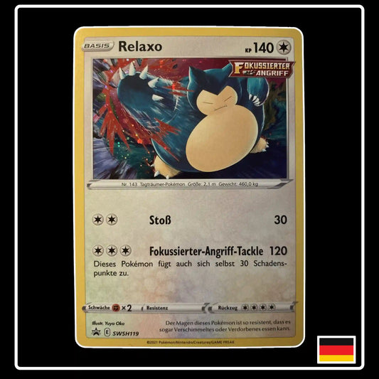 Relaxo SWSH119 Pokemon SWSH Promo Karte