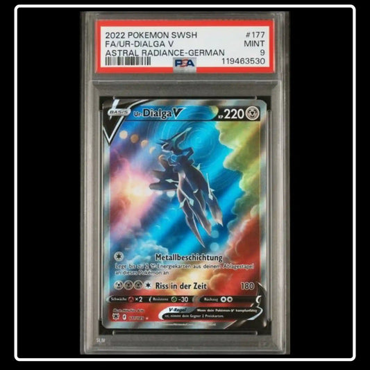 Ur-Dialga V Alternative Art 177/189 Pokemon Astralglanz PSA 9