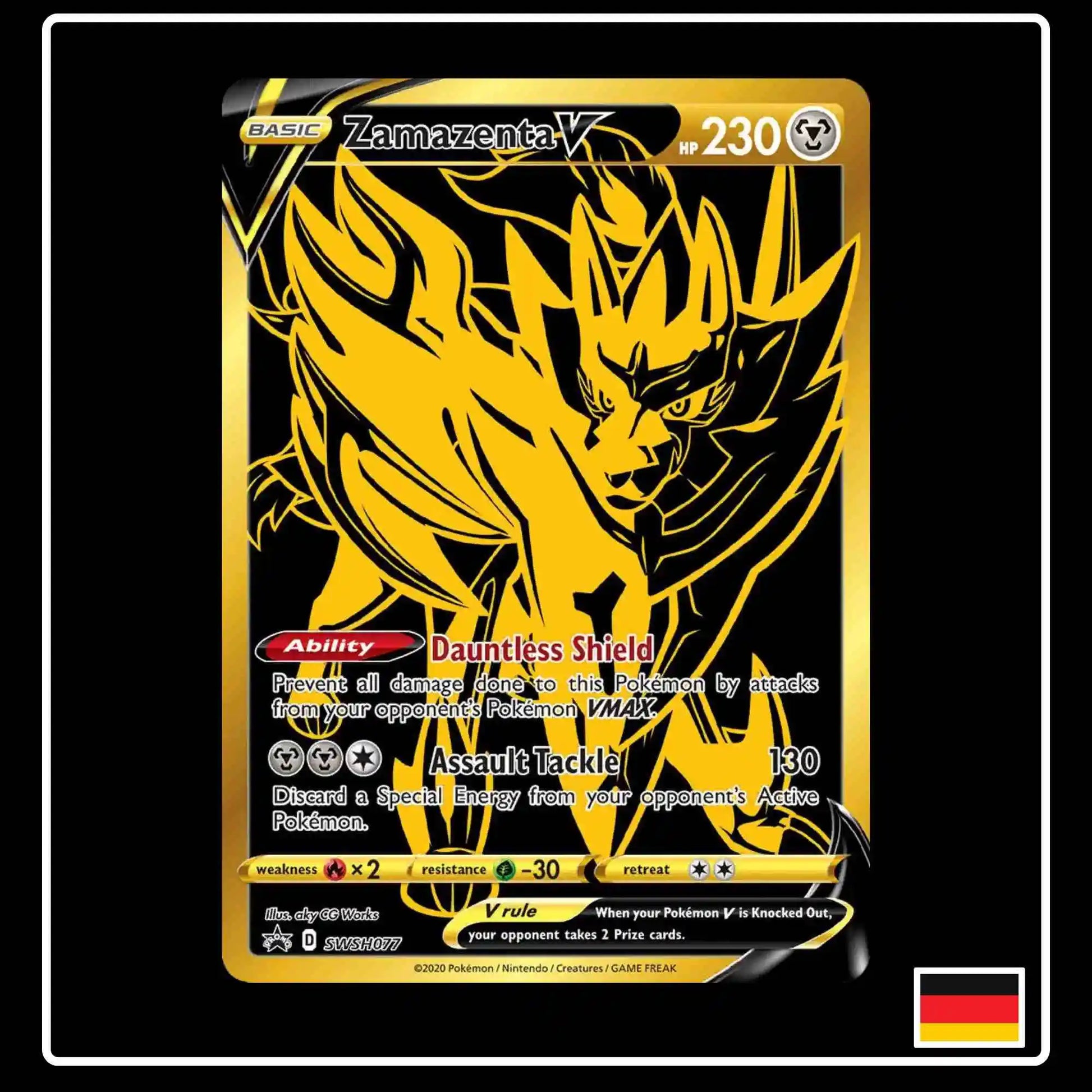 Zamazenta V SWSH077 PokemonKarte