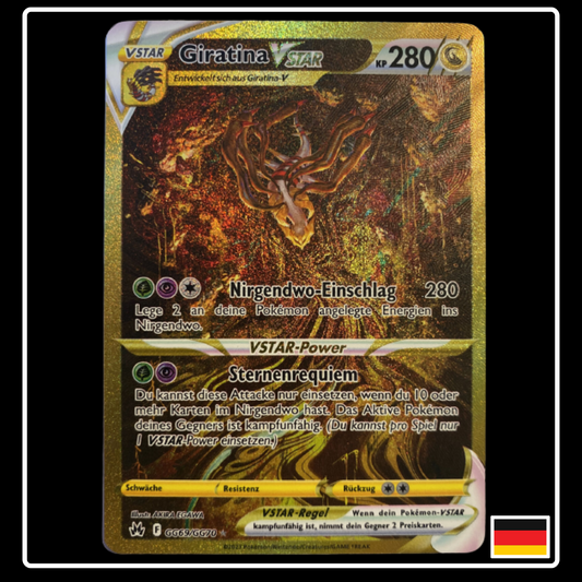 Giratina VSTAR Alternative Art Deutsch GG69/GG70 Zenit der Könige