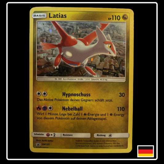 Latias Holo Deutsch SM135 Black Star Promo