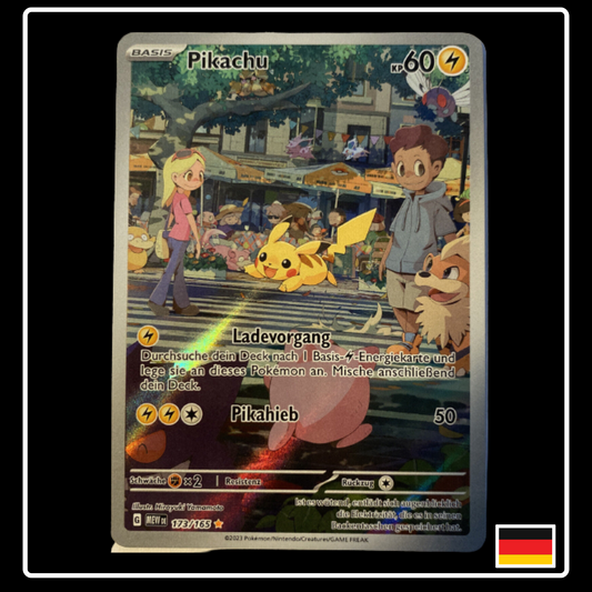 Pikachu Art Rare Deutsch 173/165 Karmesin & Purpur 151