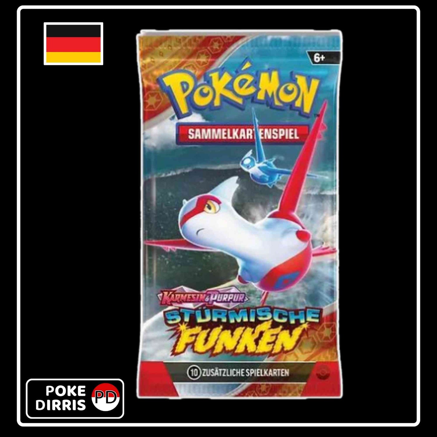 Pokemon KP8.0 Stürmische Funken Booster Pack (Vorbestellung)