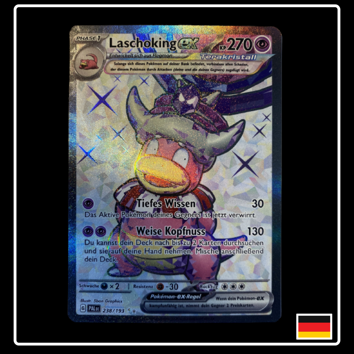 Laschoking ex Tera Full Art Deutsch 238/193 Entwicklungen in Paldea