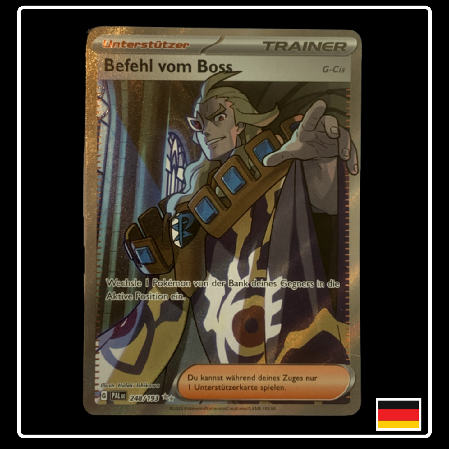 Befehl vom Boss Trainer Full Art Deutsch 248/193 Entwicklungen in Paldea