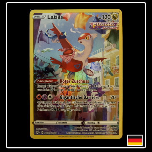 Latias Art Rare Deutsch GG20/GG70 Zenit der Könige