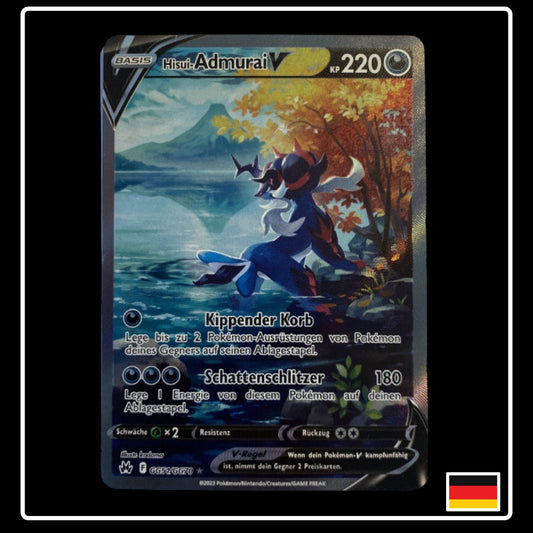 Hisui-Admurai V Alternative Art Deutsch GG51/GG70 Zenit der Könige