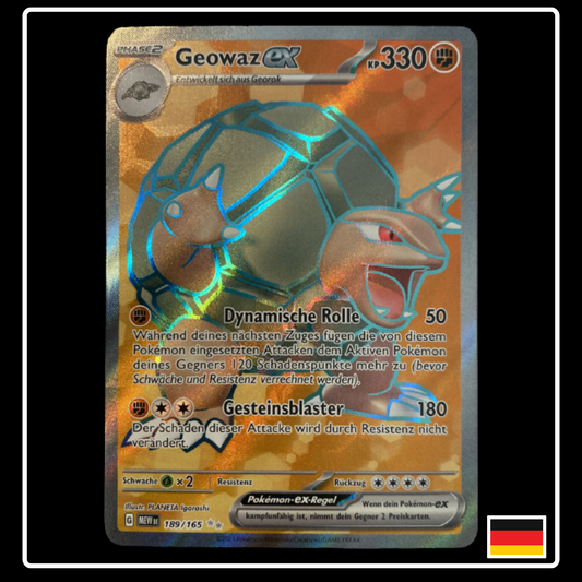 Geowaz ex Full Art Deutsch 189/165 Karmesin & Purpur 151