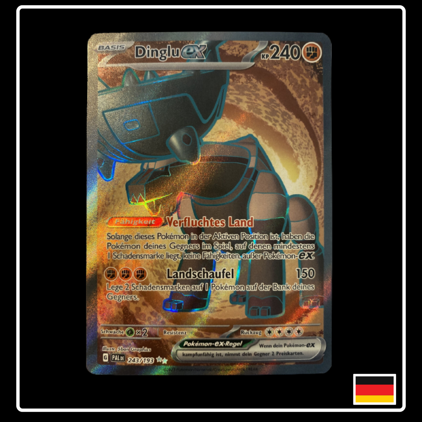 Dinglu ex Full Art Deutsch 243/193 Entwicklungen in Paldea