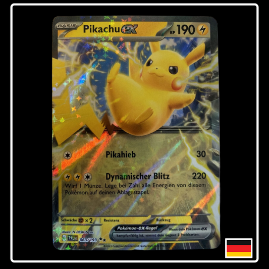 Pikachu ex Deutsch 063/193 Entwicklungen in Paldea