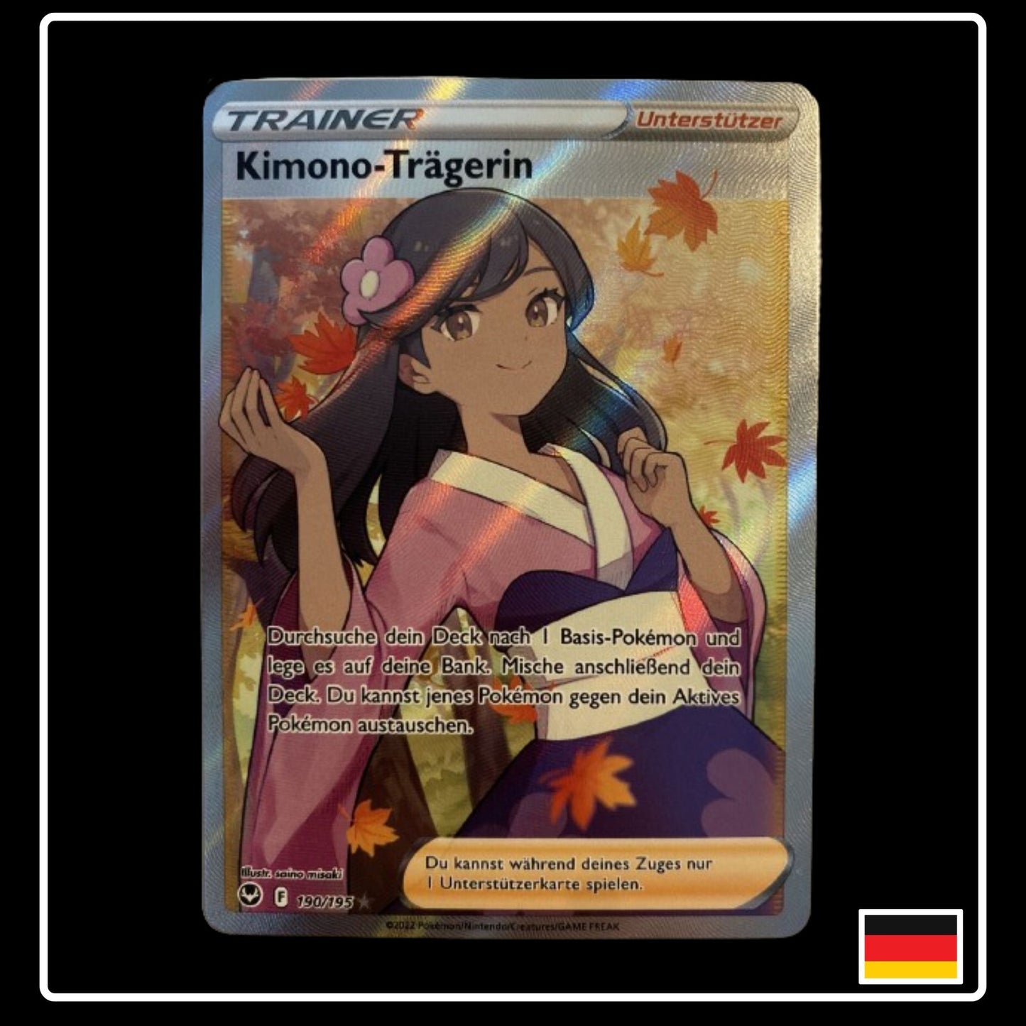 Kimono-Trägerin Full Art Deutsch 190/195 Silberne Sturmwinde