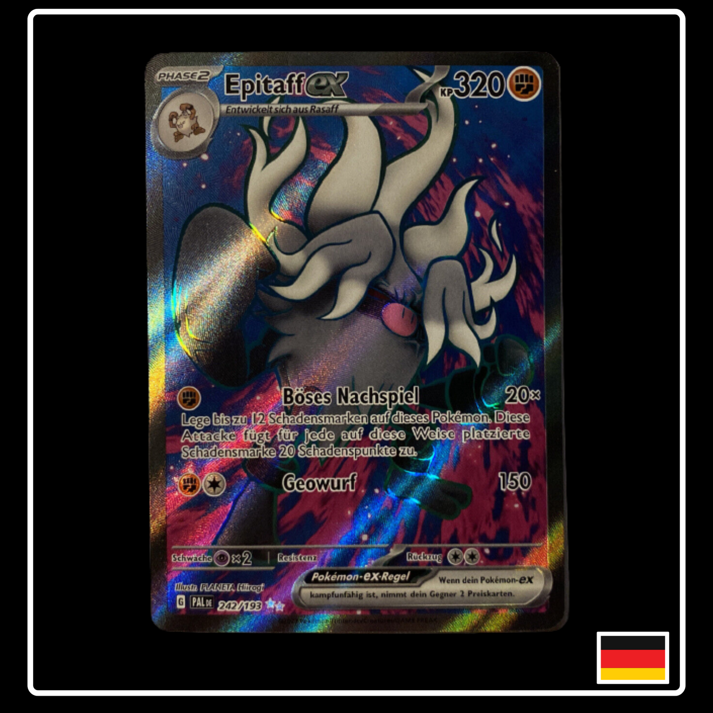 Epitaff ex Full Art Deutsch 242/193 Entwicklungen in Paldea