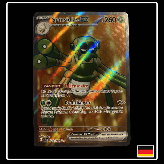 Spinsidias ex Full Art Deutsch 223/198 Karmesin & Purpur