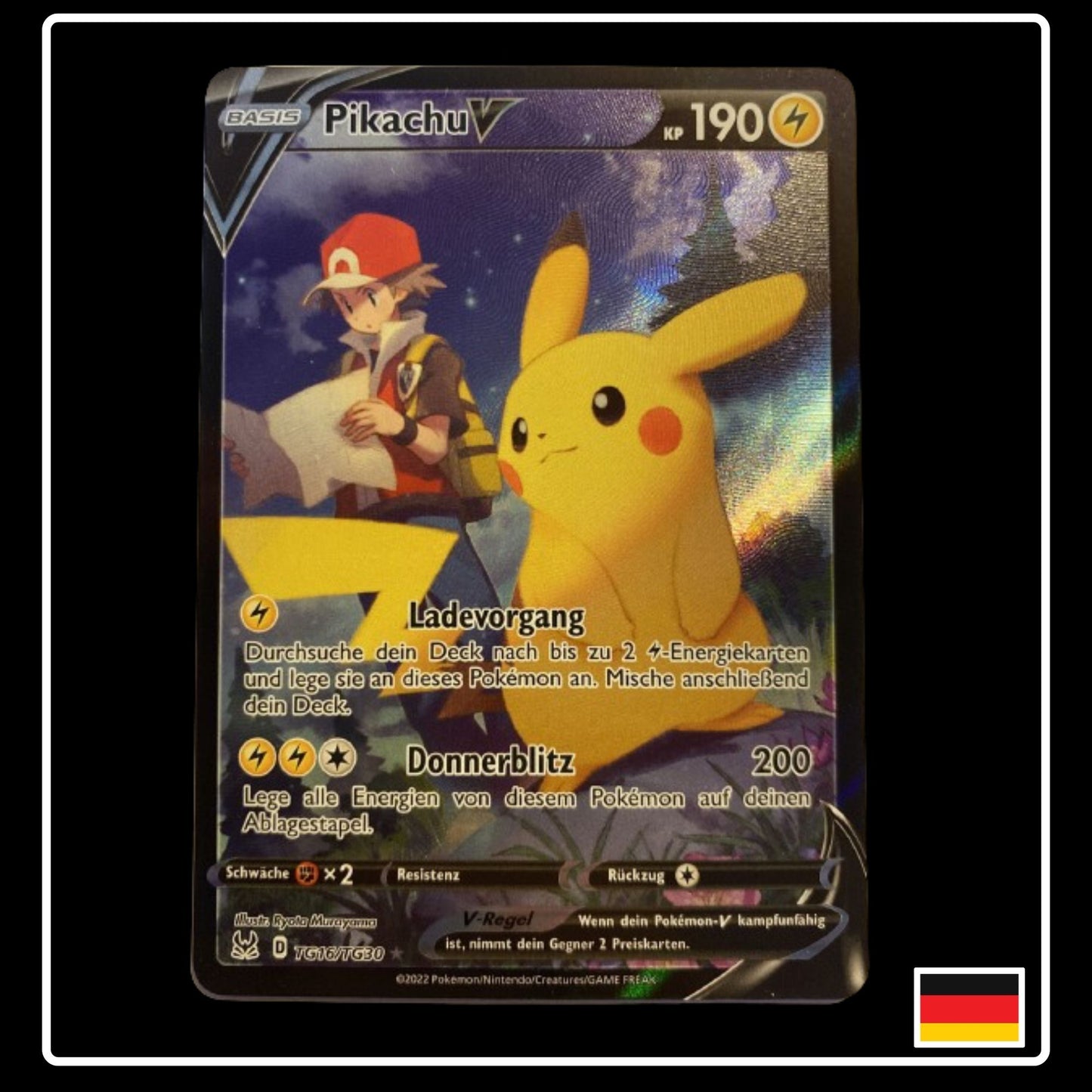 Pikachu V CHR Deutsch TG16/TG30 Verlorener Ursprung