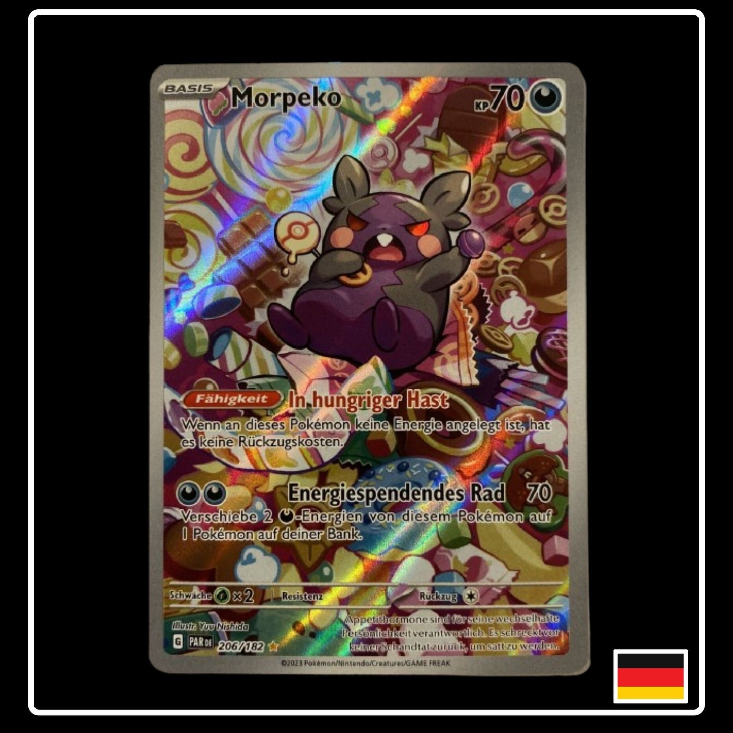 Morpeko Art Rare Deutsch 206/182 Paradox Rift