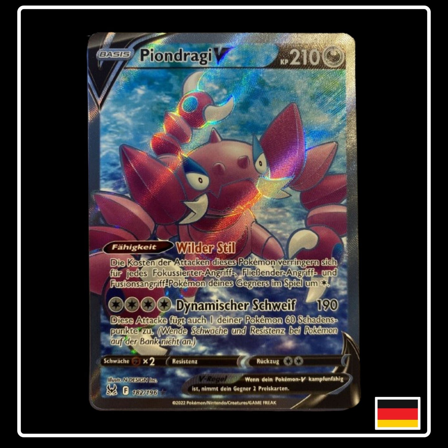 Piondragi V Full Art Deutsch 182/196 Verlorener Ursprung