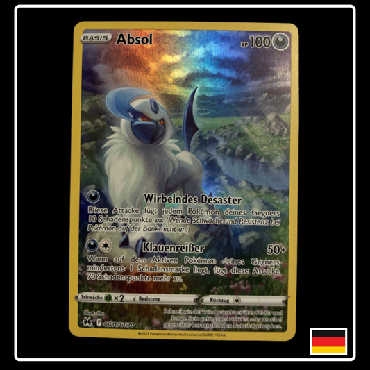 Absol Art Rare Deutsch GG16/GG70 Zenit der Könige