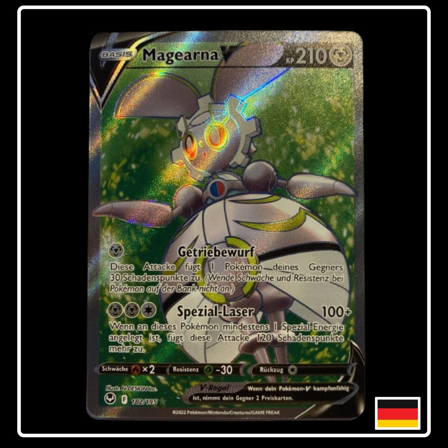 Magearna V Full Art Deutsch 182/195 Silberne Sturmwinde