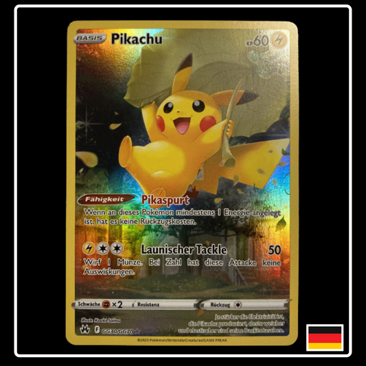 Pikachu Art Rare Deutsch GG30/GG70 Zenit der Könige