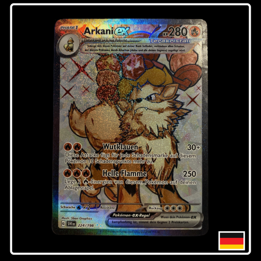 Arkani ex Tera Full Art Deutsch 224/198 Karmesin & Purpur