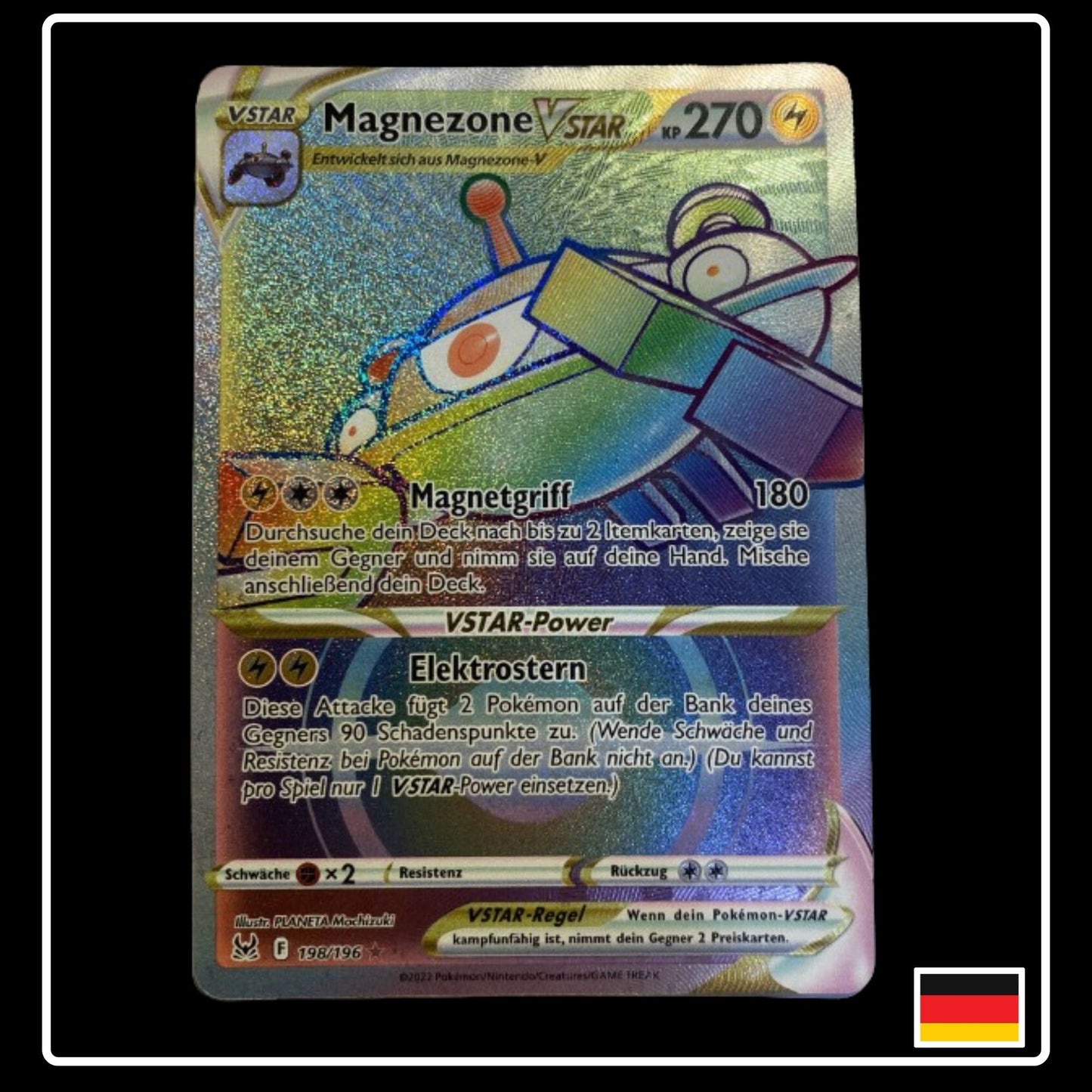 Magnezone VSTAR Rainbow Deutsch 198/196 Verlorener Ursprung