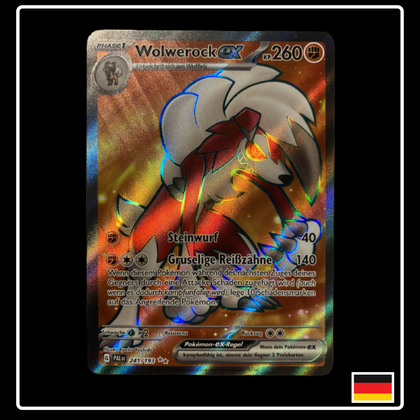 Wolwerock ex Full Art Deutsch 241/193 Entwicklungen in Paldea