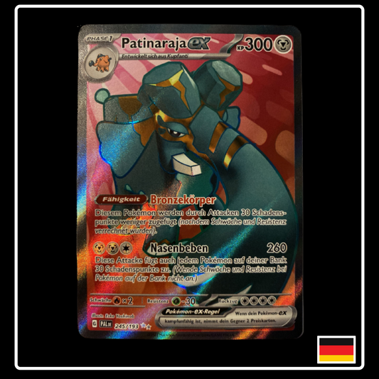 Patinaraja ex Full Art Deutsch 245/193 Entwicklungen in Paldea