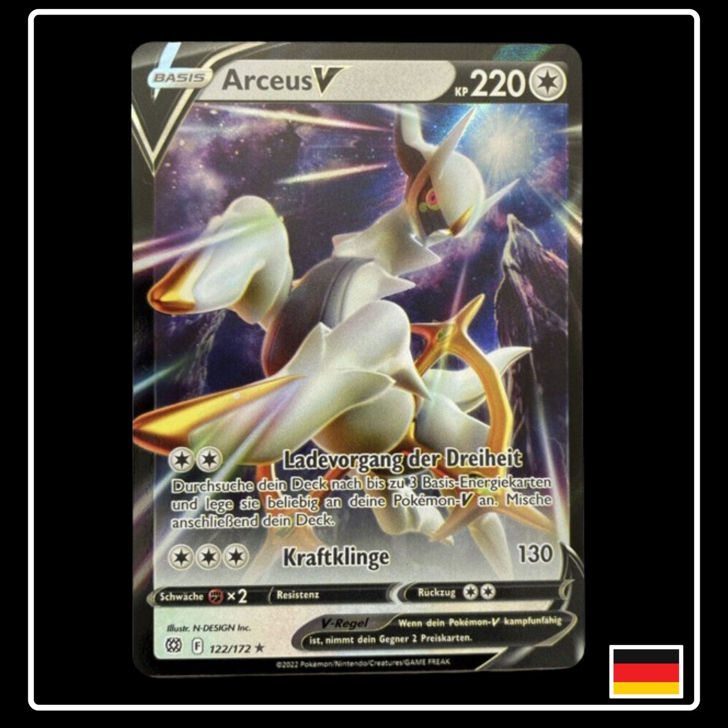 Arceus V Deutsch 122/172 Strahlende Sterne