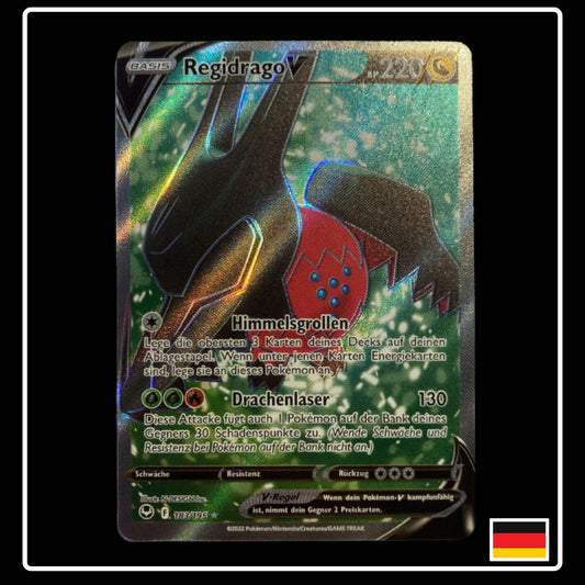 Regidrago V Full Art Deutsch 183/195 Silberne Sturmwinde