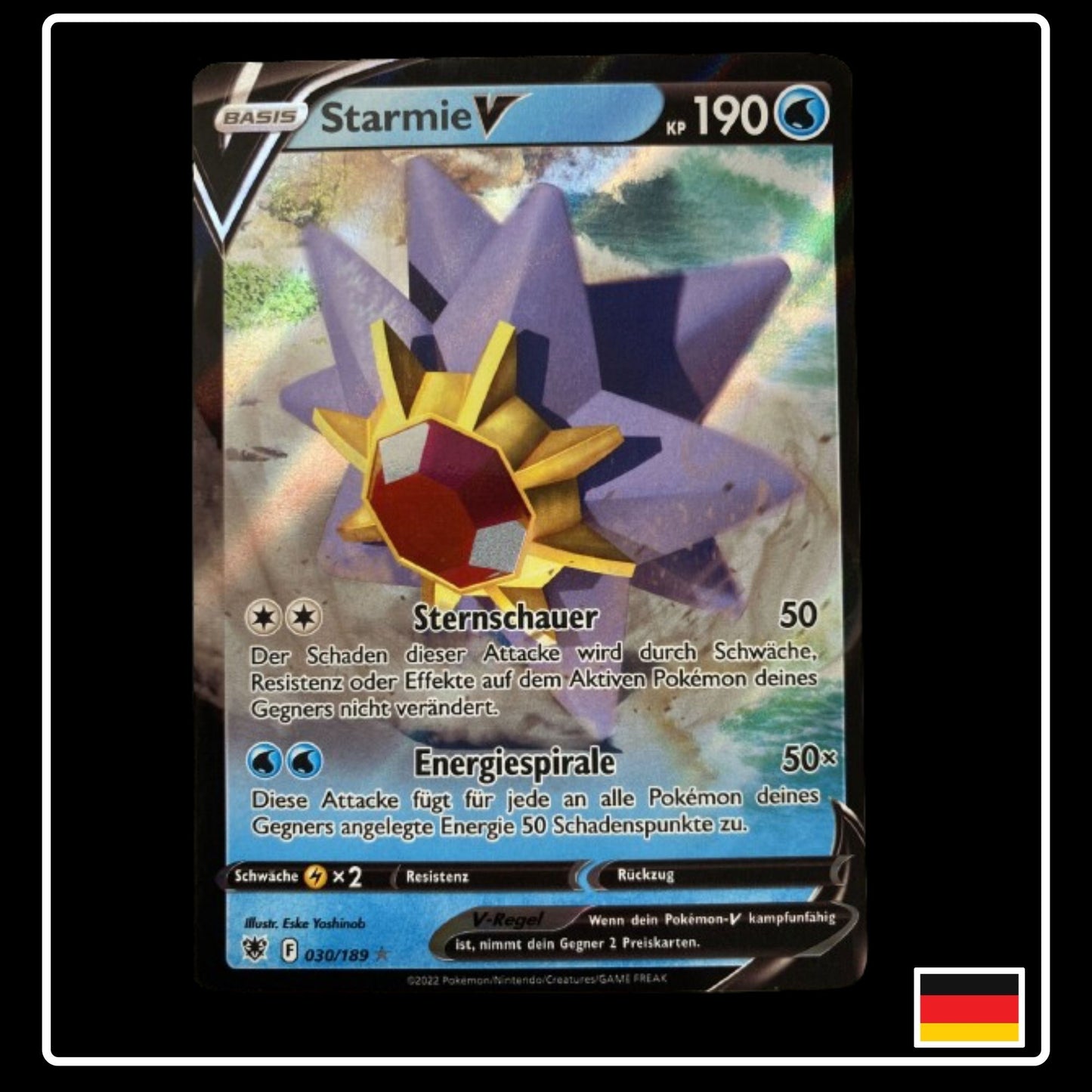 Starmie V Deutsch 030/189 Astralglanz