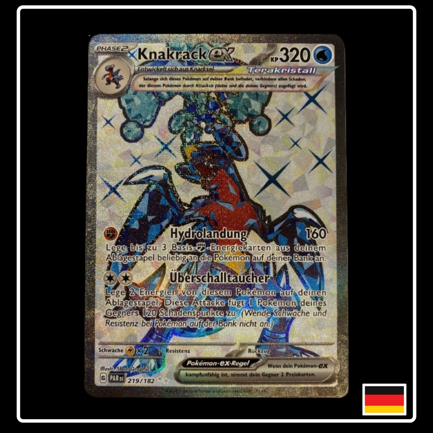 Knakrack ex Tera Full Art Deutsch 219/182 Paradox Rift