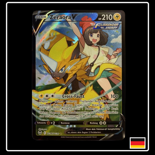 Zeraora V CHR Deutsch TG16/TG30 Silberne Sturmwinde