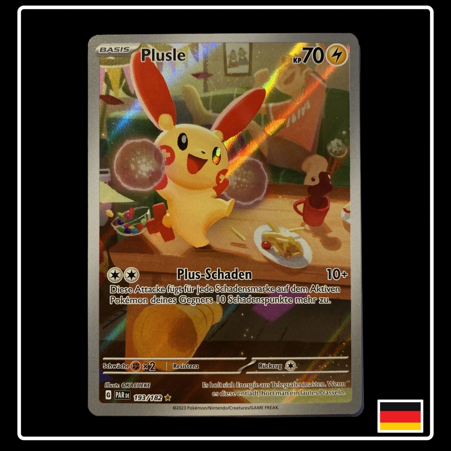 Plusle Art Rare Deutsch 193/182 Paradox Rift